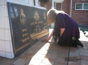 WW1 Link - Laying of the wreath